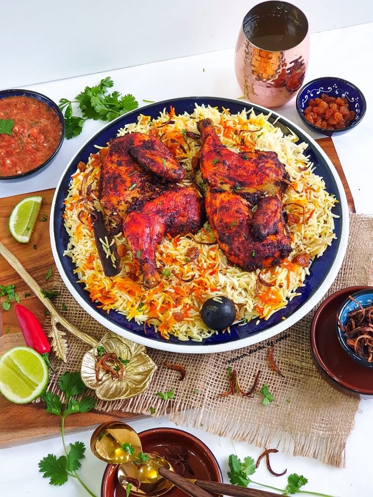 نصف دجاج مندي