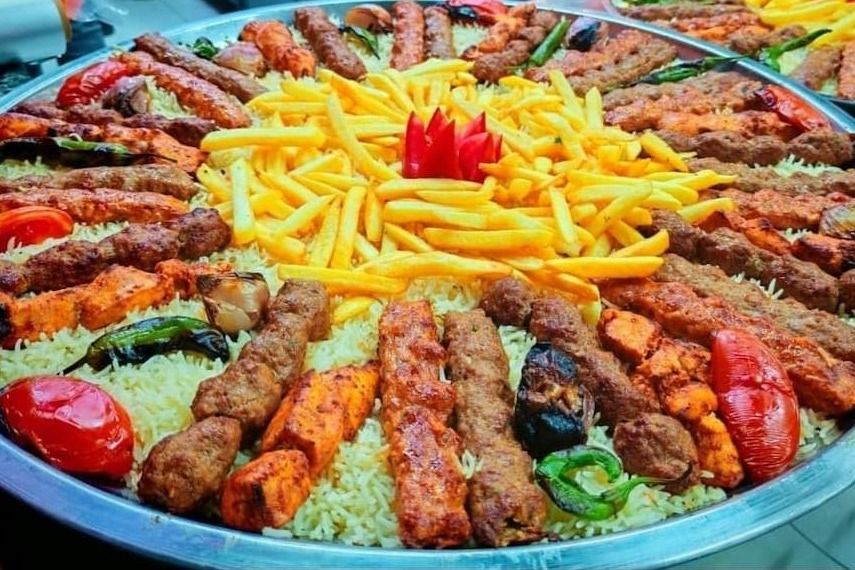 مشكل زوايا حلب مع الارز وسط