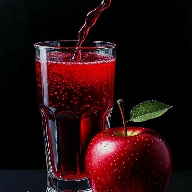 تفاح أحمر