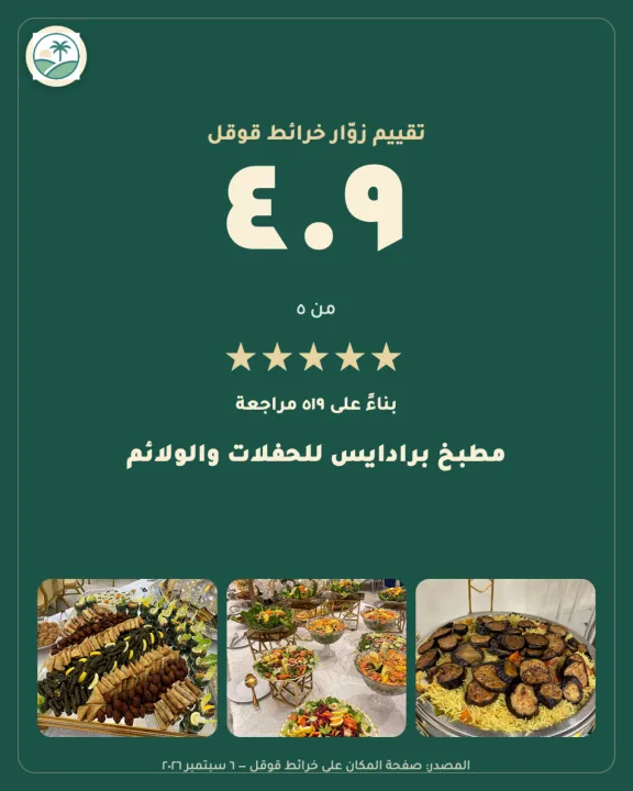مطبخ برادايس للحفلات والولائم