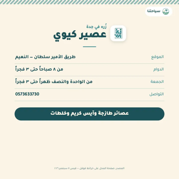 عصير كيوي